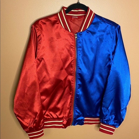 Harley Quinn Suicide Squad Satin Bomber Jacket - Picture 5 of 10